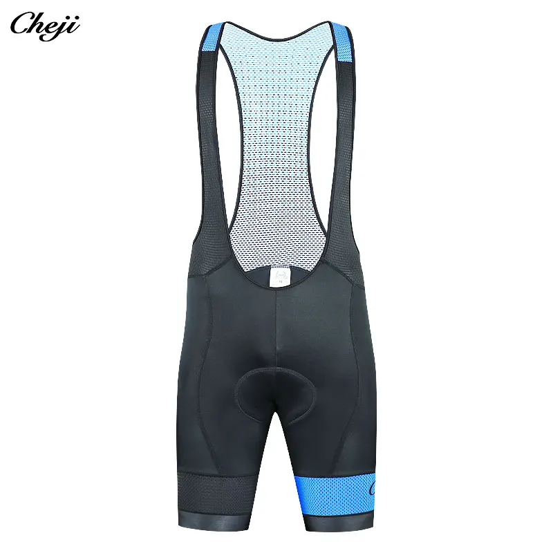

CHEJI 2018 Gel Padded Men Cycling BiB Shorts Lycra Tights Top Quality Mtb Road Bike Shorts Blue Bicycle Jersey Clothing