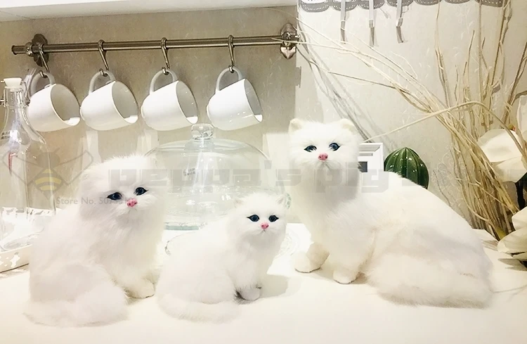 Имитация кошки кукла детская игрушка поддельный Кот персидский кот плюшевая игрушка Новинка подарок на день рождения