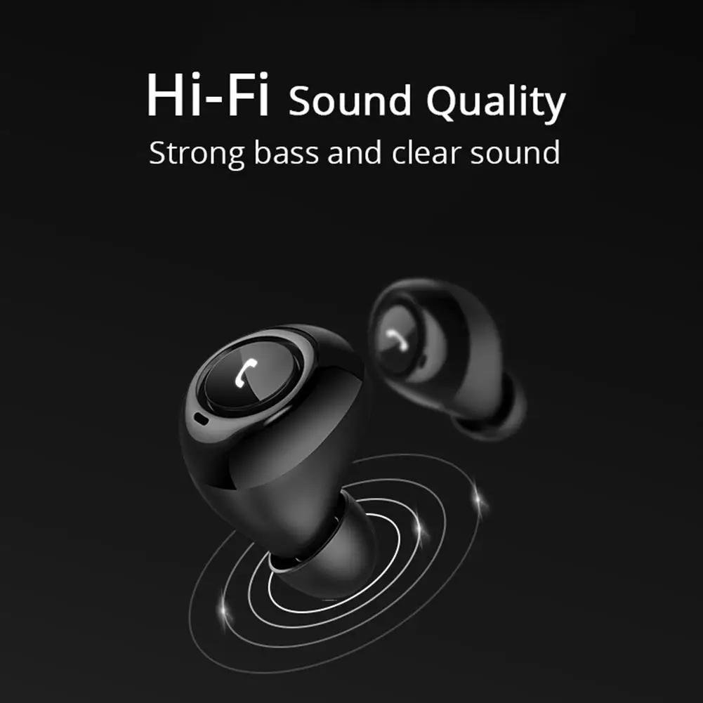 Studyset TWS Bluetooth наушники 5,0 Mini True беспроводные наушники стерео Бас bluetooth-гарнитура с зарядным устройством