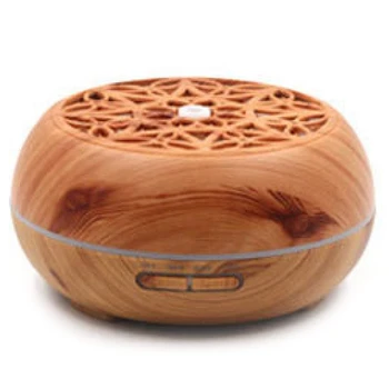 

Wood Grain Ultrasonic Aroma Essential Oil Diffuser Music Aromatherapy Air Humidifier 300Ml