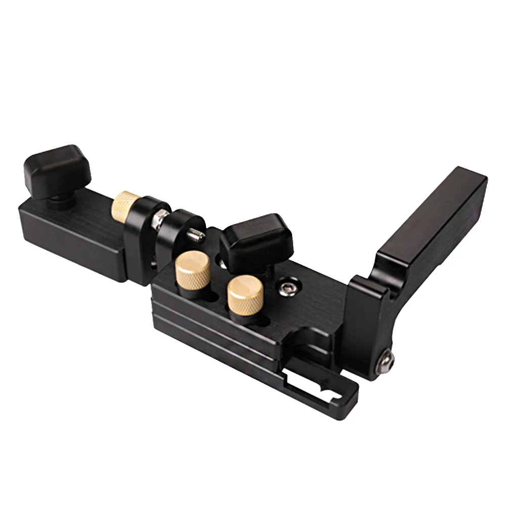 Convenient Home Micro Adjustable Manual T Track Miter Block Woodworking Tool Industry Flip Stop Accurate Fixation Settings DIY