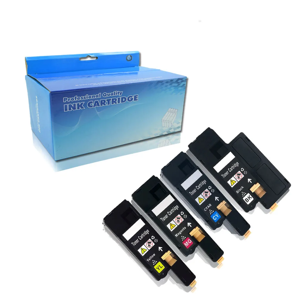 

E525w compatible color toner cartridge set is suitable for Dell E525w E525 printer 593-BBJX high yield BK/C/M/Y