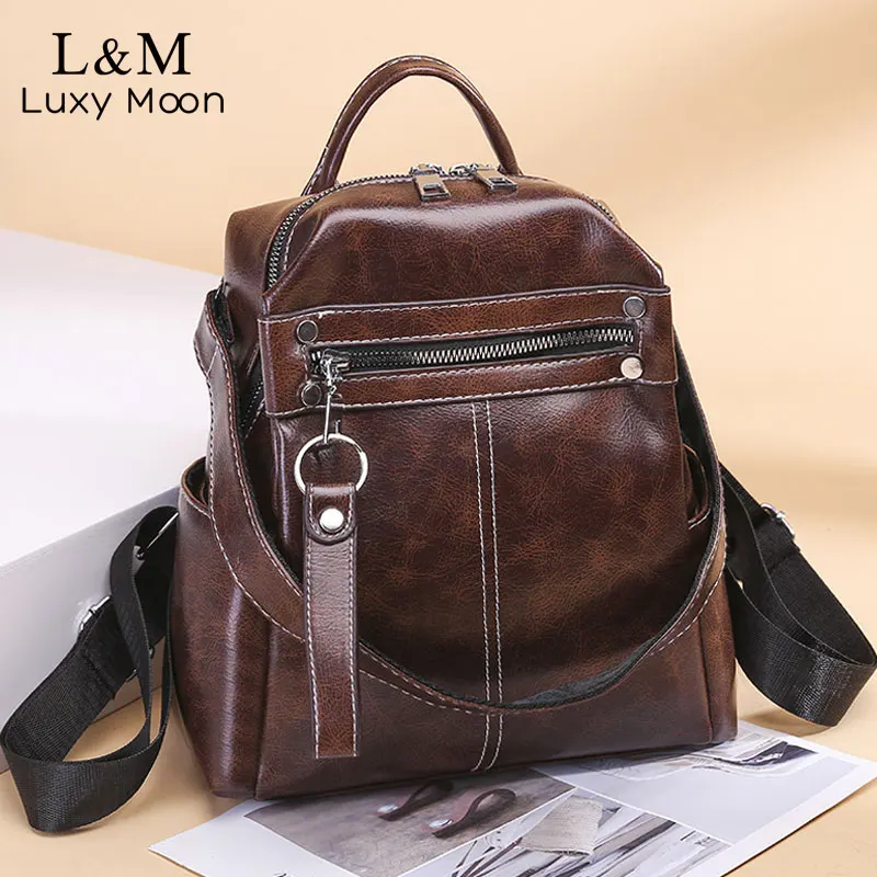 Женский винтажный рюкзак из искусственной кожи высокого качества для девочек