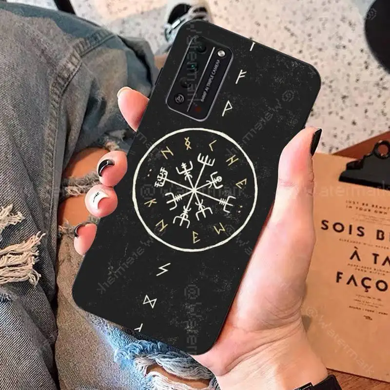 TOPLBPCS Viking Vegvisir Odin Nordic мягкий резиновый чехол для телефона Huawei Honor 8x9 10 20 V 30 pro lite view 7A