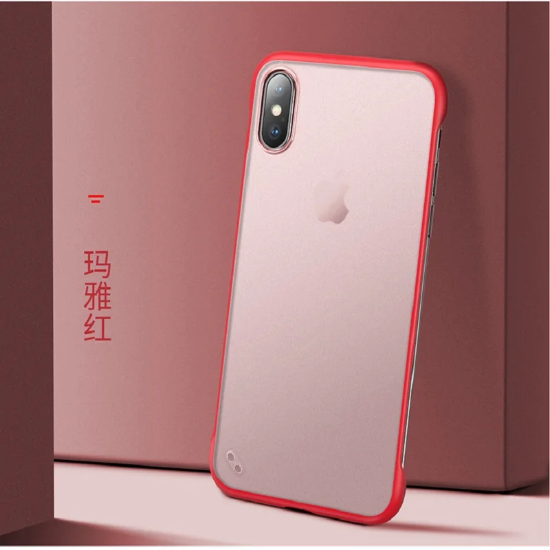 Небьющийся защитный чехол для мобильного телефона huawei honor 20pro/20i honor 10 lite/10i/9X/9X pro/8X/8C матовый чехол для мобильного телефона - Цвет: red