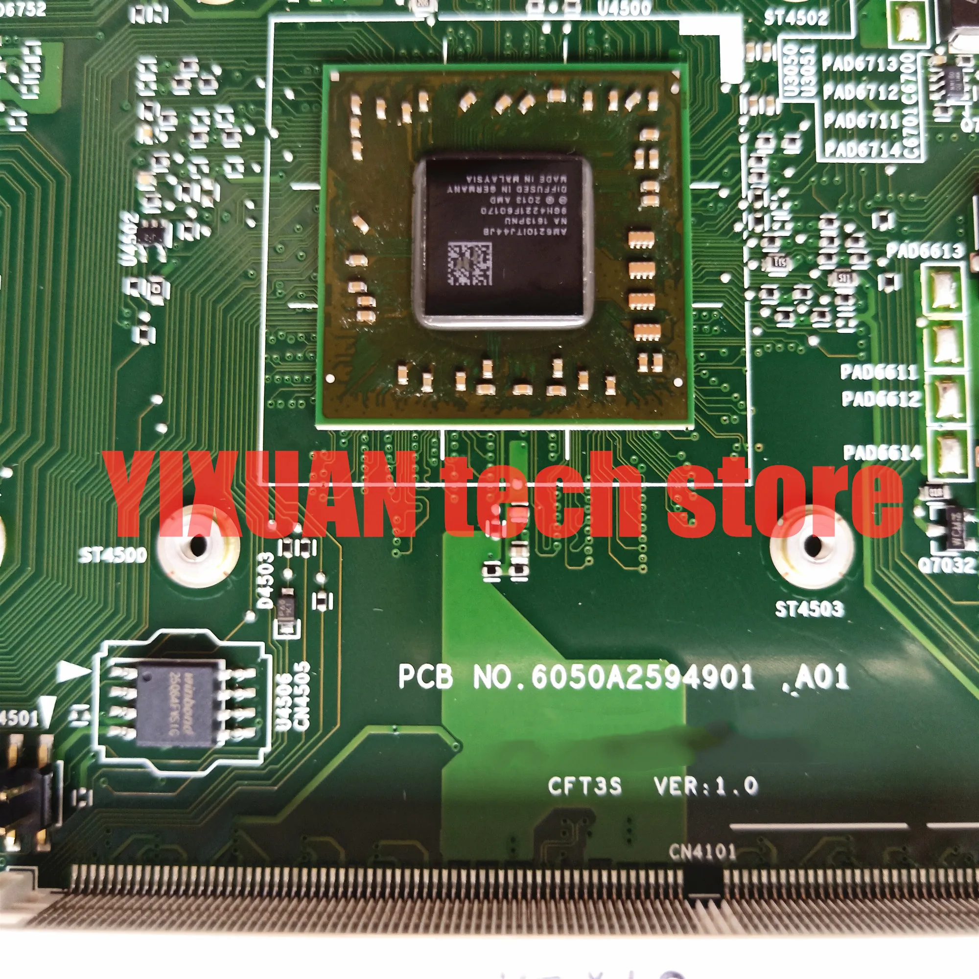 Eshakhare CFT3S V1.0 для lenovo C365 материнская плата A4-6210 Процессор 6050A2594901. A01 материнская плата DDR3L тесты работы