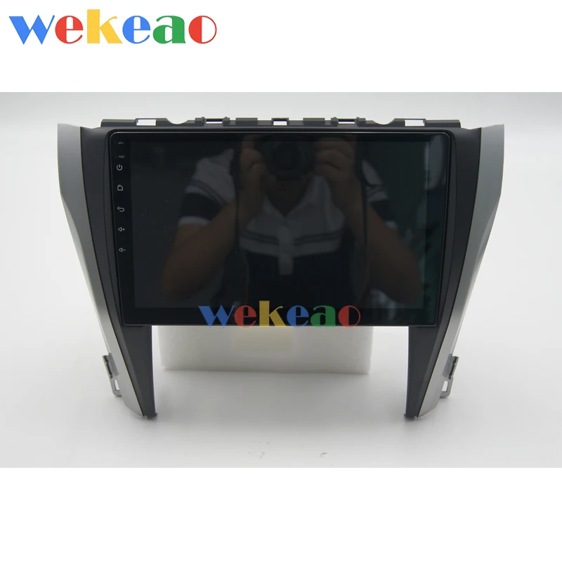 Wekeao сенсорный экран 10,1 ''Android 9,0 автомобильный Dvd мультимедийный плеер для Toyota Camry автомобильный Радио gps навигация