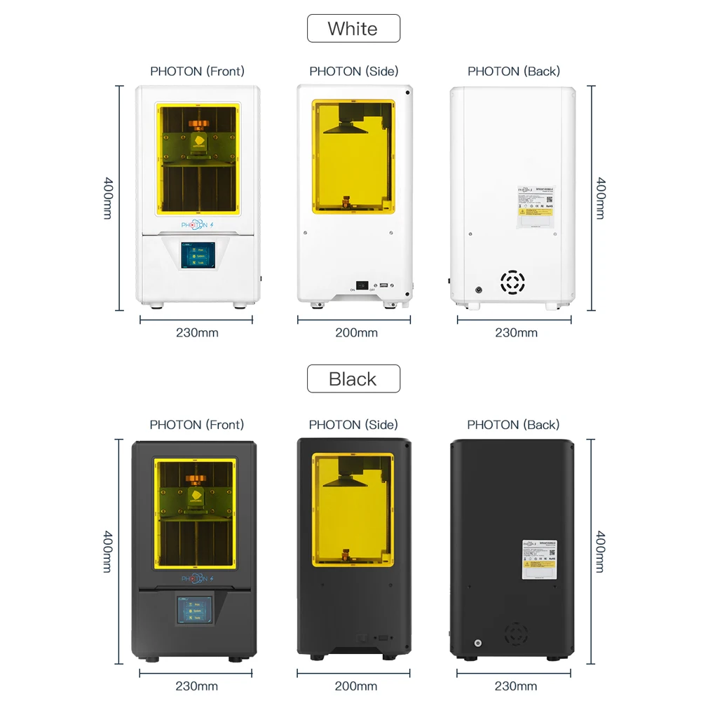 Anycubic 3d принтер Photon-S uv принтер Photon S SLA/lcd Высокая точность двойной оси Z 3d drucker impresora 3d с 500 мл смолы