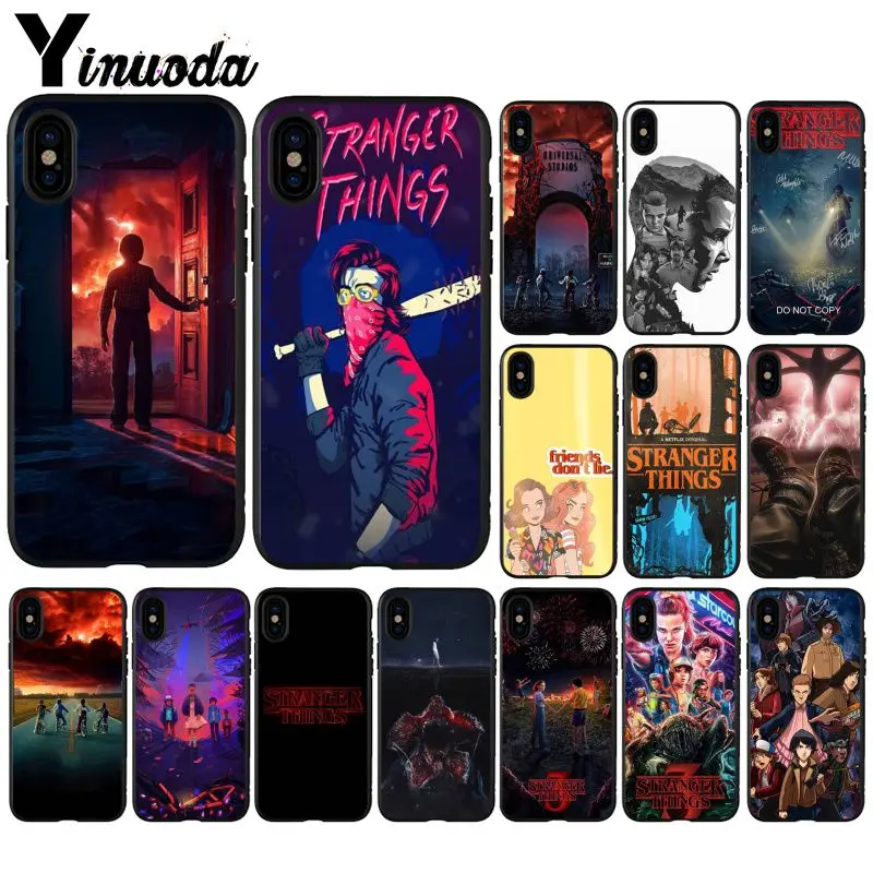 

Yinuoda Stranger Things Custom Photo Soft Phone Case for iPhone X XS MAX 6 6s 7 7plus 8 8Plus 5 5S SE XR 11 11pro max