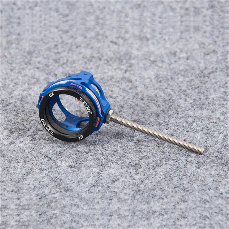 Стрельба из лука блочный прицел лука прицел Pin 2x 4x 6x 8x увеличение оптический оптоволоконный прицел диоптрий Охота Стрельба аксессуары