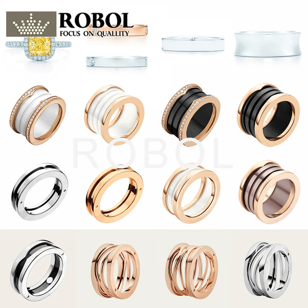 

JZ TFB TTFF Sterling Silver 925 High Quality Charm Ring Engraved Inscription FOR Woman Original Model Self-Creat Production