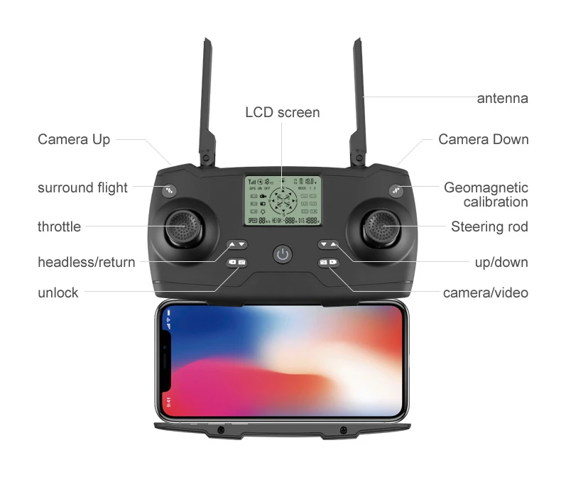 Радиоуправляемый Дрон 8811 gps с 5G 4K HD двойной камерой жестов складной контроль Квадрокоптер с камерой полета 23 мин Дрон VS F11 B4W SG906