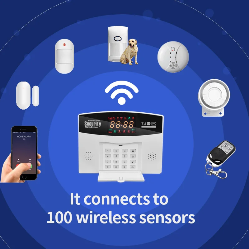 Tuya WiFi Home Burglar Alarm System Smart GSM Security Alarm