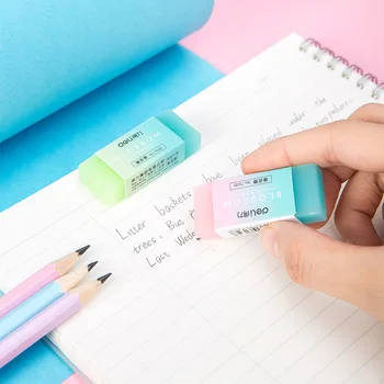 

2PC Gradient Rainbow Jelly Eraser Rubber Erasers Correction for Drawing Writing School Office Supply Student Stationery