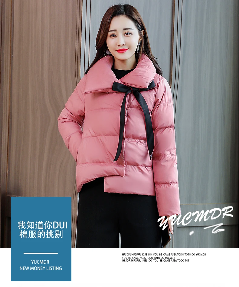 Зима, стиль, корейский стиль, свободный крой, BF, с капюшоном, хлопковое пальто, женская короткая маленькая куртка на подкладке из хлопка, короткий рост, Versati