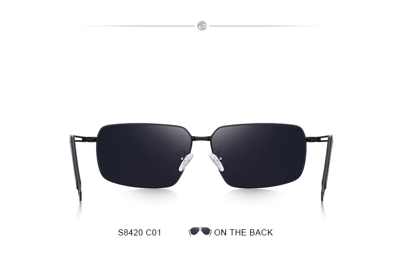 MERRYS дизайн мужские классические HD поляризованные солнцезащитные очки бренда класса «Люкс» солнцезащитные очки для вождения TR90 дужки UV400 защита S8420