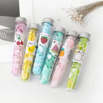 

6 Boxes Disposable Soap Sheets for Outdoor Travel Portable Paper Soap with Storage Tube Soap Flakes