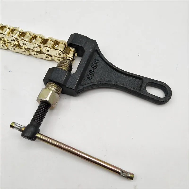 420 428 520 530 Motorcycle Chain Breaker Link Removal Splitter Motor Chain Cutter Riveting Tool 420-530 motorcycle chain tool