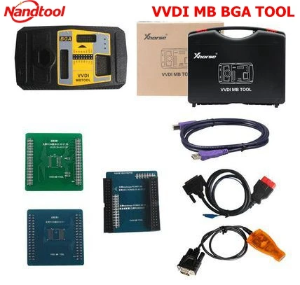 Xhorse VVDI BE Pro/VVDI MB BGA/VVDI2 полный с Умной оболочкой 3 кнопки для Mercedes Benz сборка с Xhorse VVDI ключ - Цвет: VVDI MB BGA