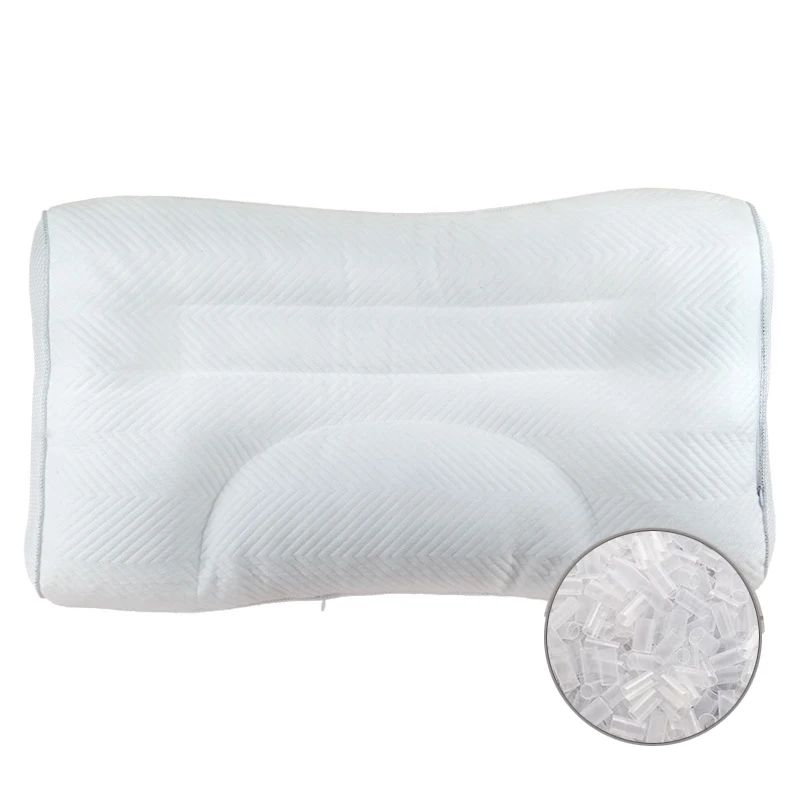 Japan Style Orthopedic Cervical Pillow 50*30cm Ergonomic Neck Pillow Adjustable Pe Hose Filled