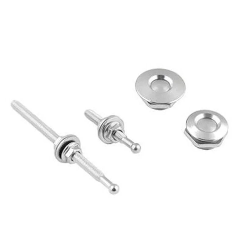 Противоугонная Кнопка Quick Release капот булавка Замок капота защелка Алюминий Запчасти