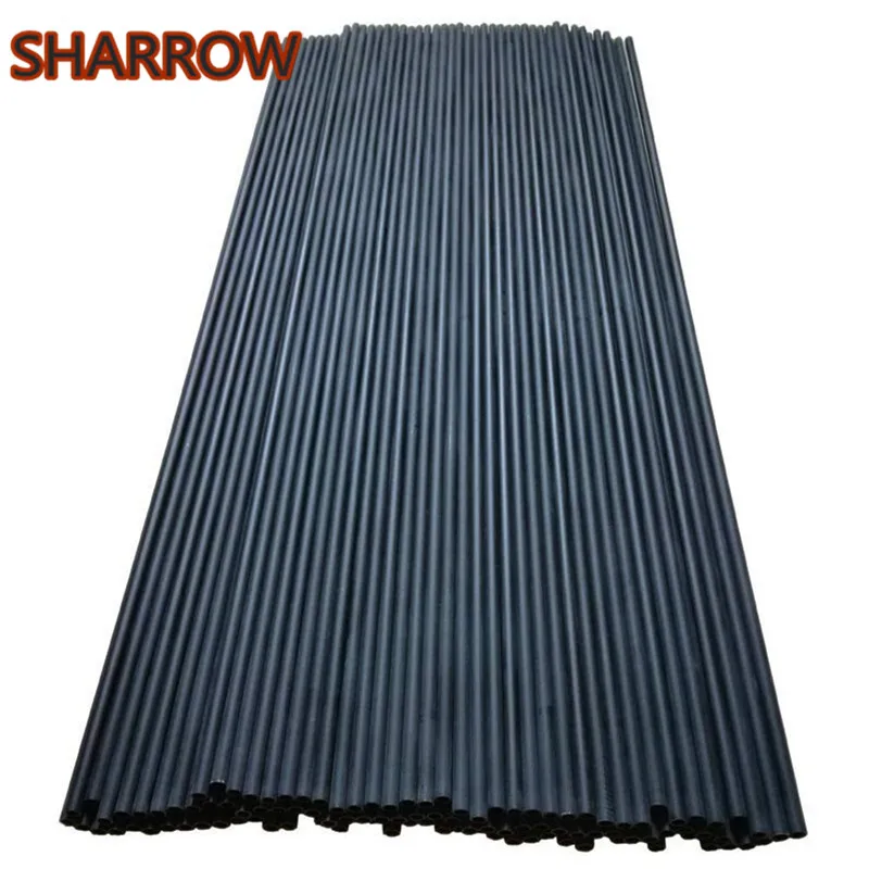

100Pcs 30" Archery Carbon Arrow Shaft Spine 400 Arrow Shafts for DIY Arrows Tools For Bow Outdoor Shooting Practice Accessories