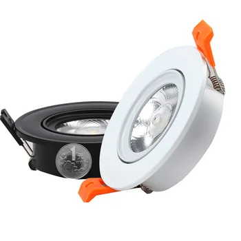 

Dimmable LED Recessed Downlight 5W 7W 9W 12W with AC 85-265V LED Driver Ceiling Spot Light Bedroom Shop angle adjustable