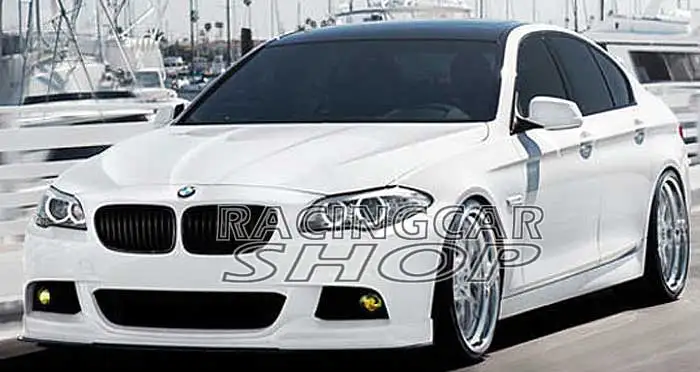 NEW STYLE FRONT LIP SPOILER FOR BMW F10 NEW 5-SERIES M-TECH MSPORT FRONT BUMPER 2011UP