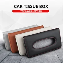 Автомобильные интерьерные аксессуары, из искусственной кожи Солнцезащитная шторка для автомобиля с роликовым механизмом Поддержка с одноразовыми салфетками сиденье для того, чтобы повесить на задней части Полотенца салфетка сумка для хранения