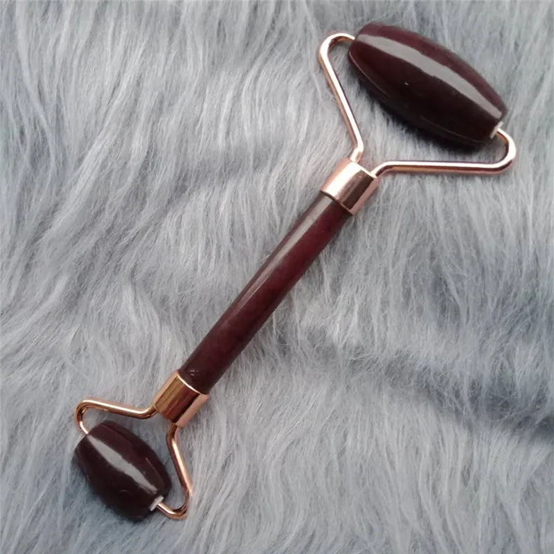 1 шт. нефритовый роликовый массажер для похудения лица с двойной головкой