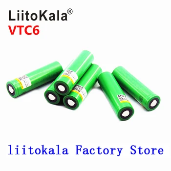 

Liitokala VTC6 3.7V 3000mAh 18650 Li-ion Battery 30A Discharge for US18650VTC6 Tools batteries