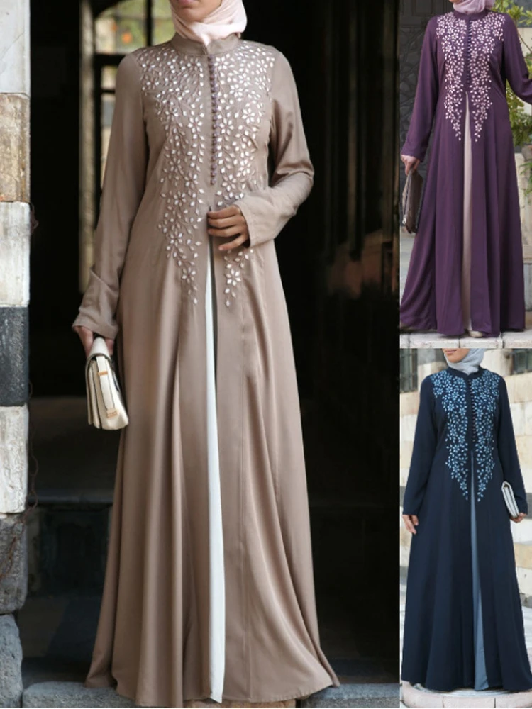 Womens Muslim Robe,Zlolia Abaya Islamic Arab Kaftan clothing Leisure Dress