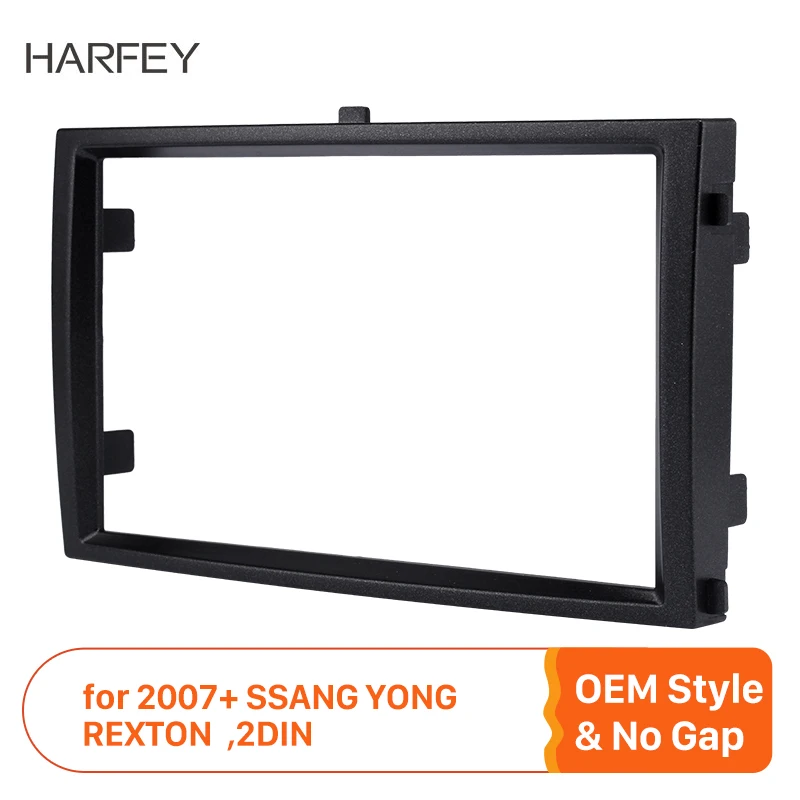 Автомобильный радиоприемник Harfey комплект отделки рамы 2DIN для SSANG YONG REXTON 2007 +