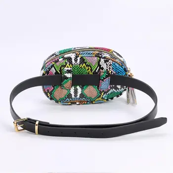 Colorful Zipper Belt Bag  1