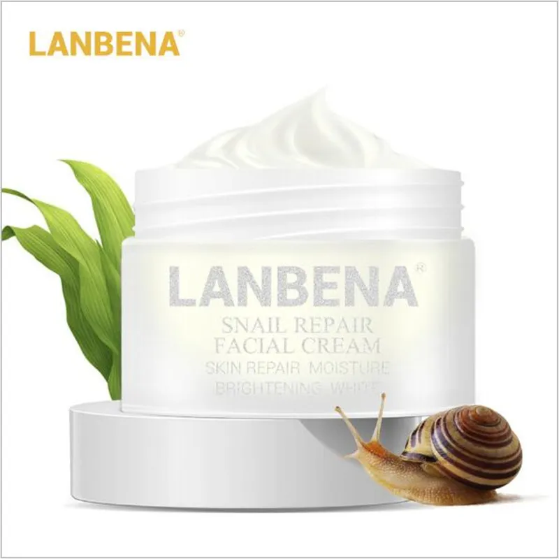 LANBENA Snail Cream For Face Whitening Moisturizing Repair Snail Face Whitening Cream Anti Wrinkle Anti Aging 1 LANBENA Snail Cream For Face Whitening Moisturizing Repair Snail Face Whitening Cream Anti Wrinkle Anti Aging 3