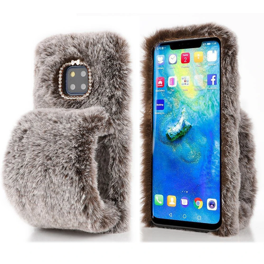 LAPOPNUT чехол для samsung Galaxy S10 плюс S10e S9 Note8 S8 J6 J4 J5 A7 A6 A8 S7 край теплый плюш силиконовый чехол на заднюю панель
