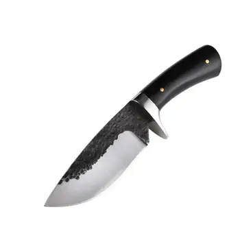 

Promithi High Carbon Outdoor Knife Wild Survival Saber Hand Forged Steel Knife Wilderness Self-defense Portable Knife