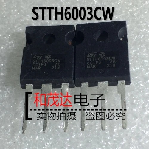 5 шт./лот STTH6003CW-247 300V