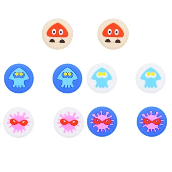 

Thumb Stick Grip Cap Joystick Cover For Splatoon Nintend Switch Lite NS Mini Controller Handle Game Squid JoyCon Thumbstick Case