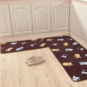 

Bathroom Carpet Bath Mat Set For Bathroom Kitchen Mats 2pcs/set Non-slip Antiskid Dust Absorption Carpet Set Tapis Salle De Bain