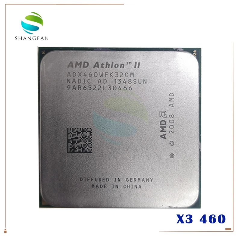 ЦП AMD Athlon II X3 460 3 4 ГГц трехъядерный процессор ADX460WFK32GM разъем AM3 938PIN|athlon ii x3 460|athlon x3amd