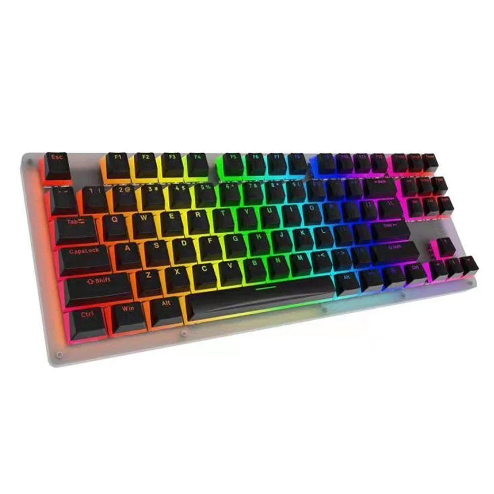 Черно-белая крышка для клавиш инъекций Cherry Mx Gateron Kailh Box TTC механическая клавиатура