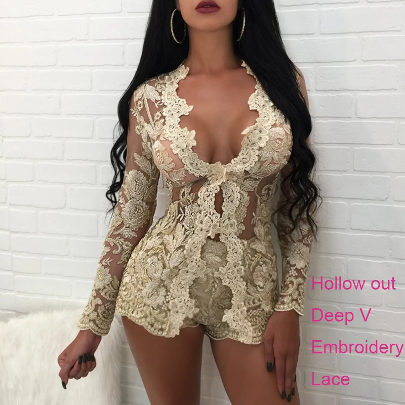 DRESSMECB женский комплект 2 шт. Элегантный Прозрачный сетчатый цветочный кружевной Женский комплект из 2 предметов Топ и штаны сексуальный укороченный топ с шортами