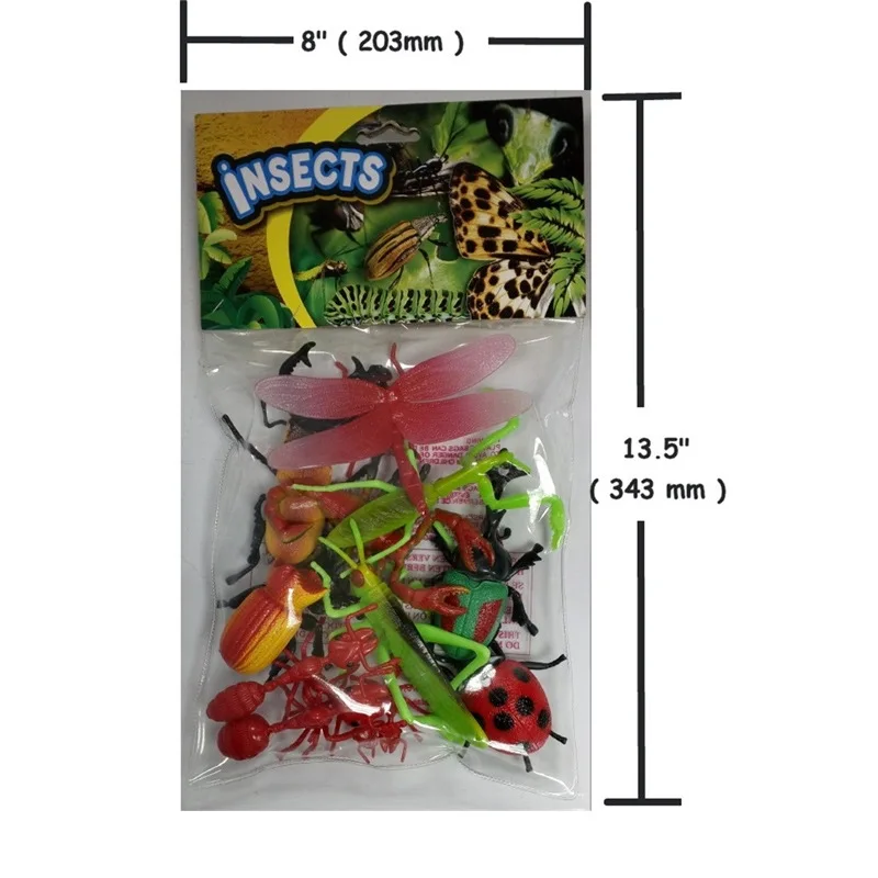 

Hot Selling 12-Model Insect Toy Model Small Animal Insect Model Mini Insect Set