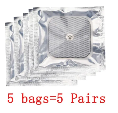 5 pair pad 12/15 режимов Тенс блок EMS стимуляция мышц массаж низкочастотная импульсная машина с 4 электродными подушечками для облегчения боли массажер - Color: 5 pair pad