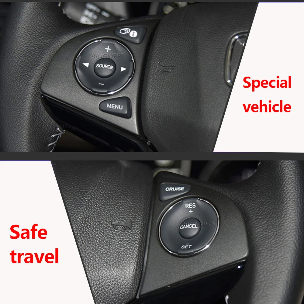 Buttons Switch For Honda Fit 2015-2018 CITY XRV HRV Audio Radio Remote Cruise Co
