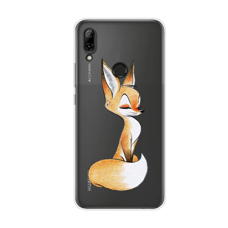 Для huawei P Smart Z чехол для телефона 6,5" тонкий окрашенный Мягкий ТПУ силиконовый милый задний Чехол для huawei P SmartZ защитный чехол - Цвет: 54