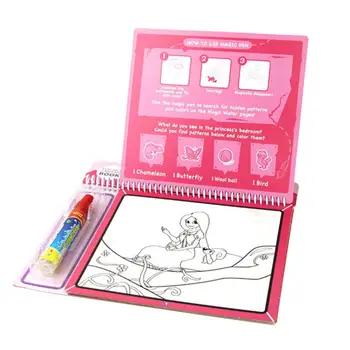 

Magic Water Drawing Board Water Painting Book Children's Scrawling Book With Alphabet And Numbers