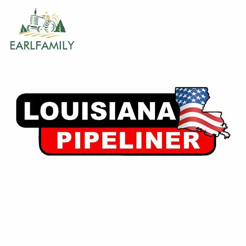 

EARLFAMILY 13cm x 4.3cm for Louisiana Pipeliner Logo Funny Car Stickers Motorcycle Just about Any Flat Smooth Clean Surface JDM