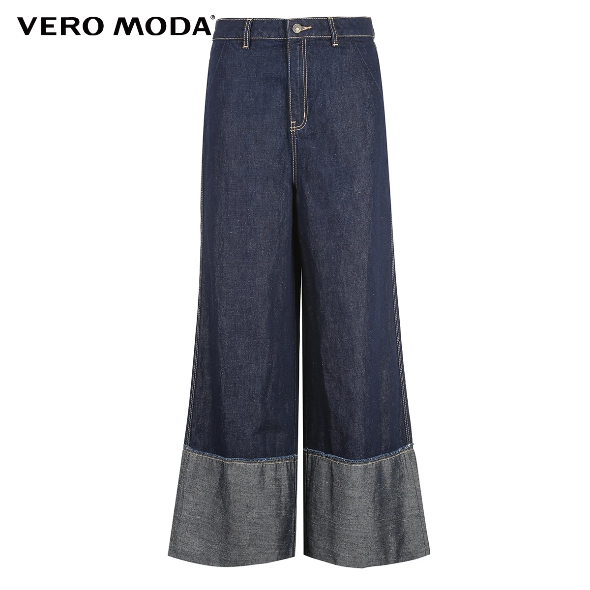 Vero Moda женские джинсы свободного кроя с высокой посадкой и закатанными манжетами | 319132510